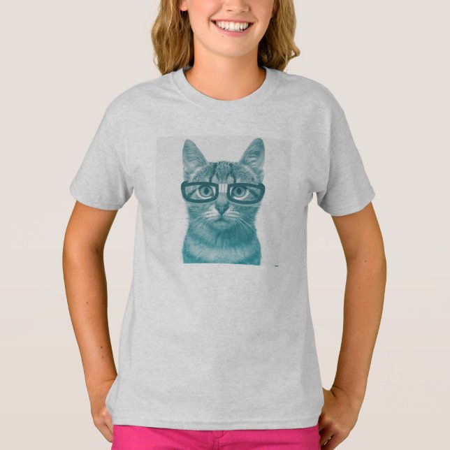 Camiseta Gato Nerd (Anverso)