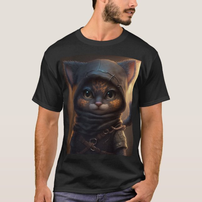 Camiseta Gato Ninja (Anverso)