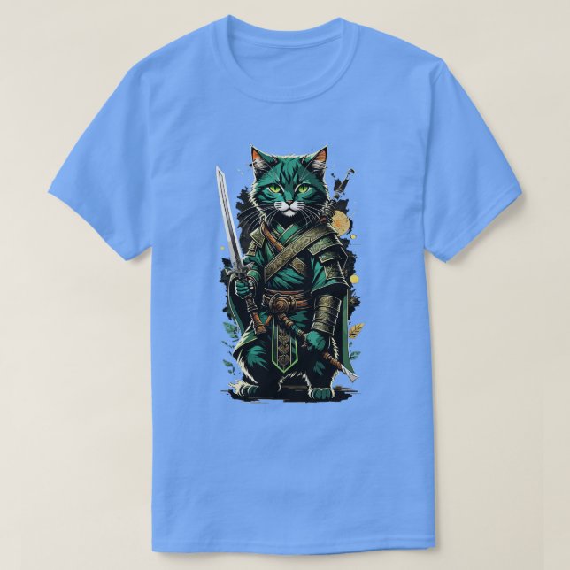 Camiseta Gato Ninja (Diseño del anverso)