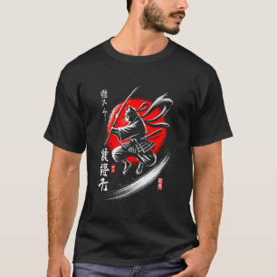 Camiseta Gato Ninja Japonés Samurái Guerrero Japón Mamá Pap