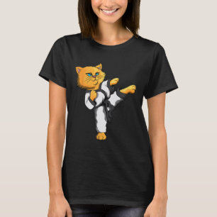 Camiseta Gato Ninja Karate Martial Arts Taekwondo propietar
