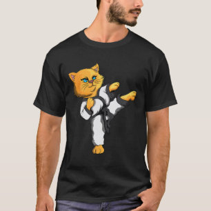 Camiseta Gato Ninja Karate Martial Arts Taekwondo propietar