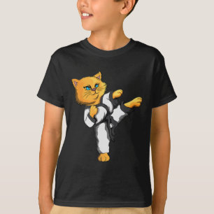 Camiseta Gato Ninja Karate Martial Arts Taekwondo propietar