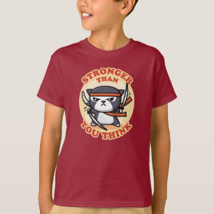 Camiseta Gato Ninja   Más Fuerte De Lo Que Cree.
