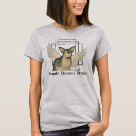 camiseta | Gato Ninja Sfinx en las alas de ángel