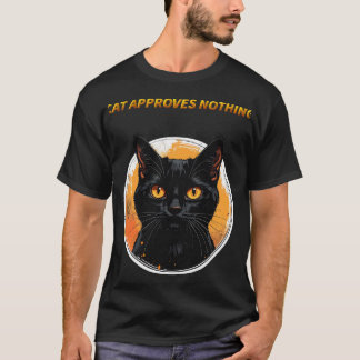Camiseta Gato No Aprueba Nada