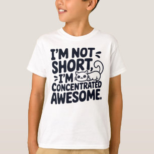 Camiseta Gato, no soy corto, estoy concentrado increíble