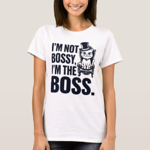 Camiseta Gato, no soy jefe, soy el jefe