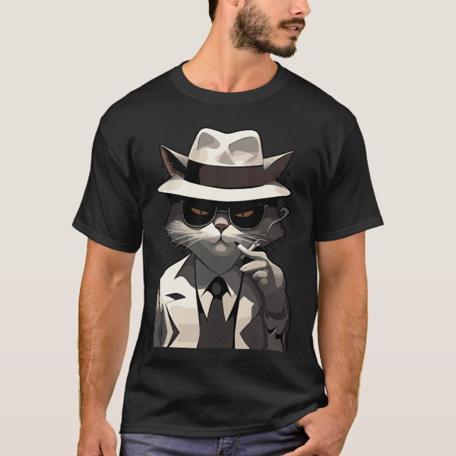 Camiseta Gato Noir de Guay: Suave y temible línea (Anverso)