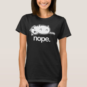 Camiseta Gato Nope diciendo al propietario del gato Kitty C