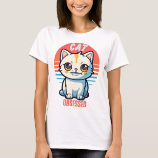 Camiseta Gato obsesionado