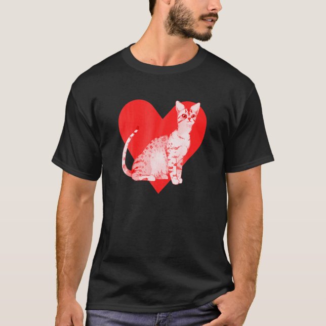 Camiseta gato Ocicat (Anverso)