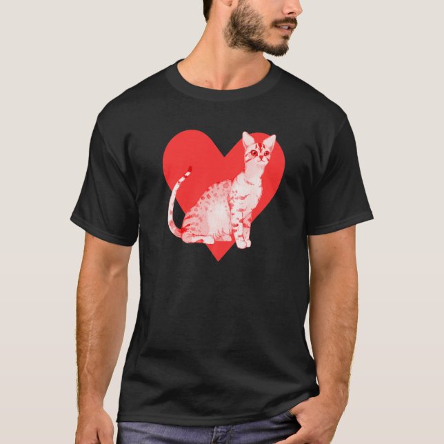 Camiseta Gato Ocicat (Anverso)