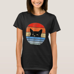 Camiseta Gato oculto retro vintage
