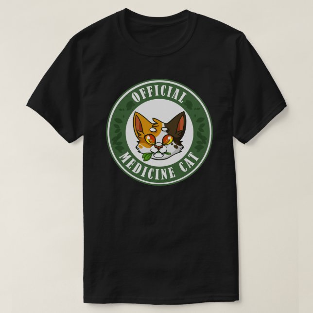 Camiseta Gato oficial de medicina - Pegatina de la insignia (Diseño del anverso)
