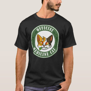 Camiseta Gato oficial de medicina - Pegatina de la insignia