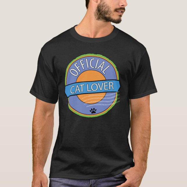 Camiseta Gato Oficial Lover (Anverso)