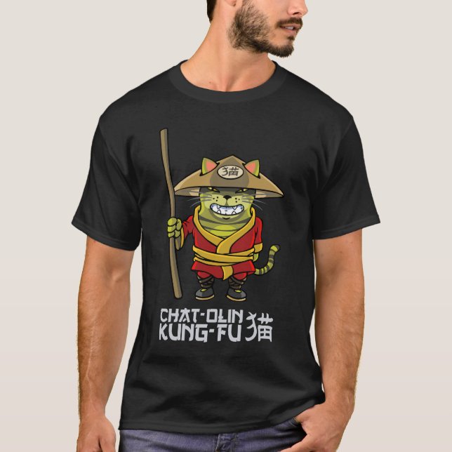 Camiseta Gato olin kung-fu (Anverso)