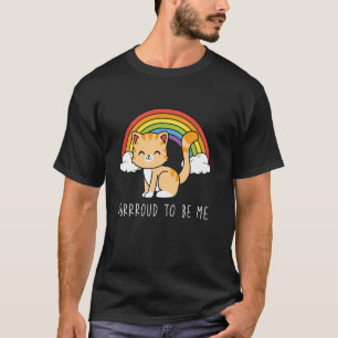 Camiseta Gato Orgulloso de Ser Yo Orgullo LGBT - Aliado Gay