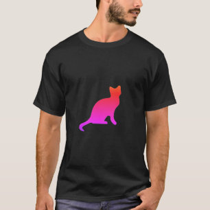 Camiseta Gato oscuro lindo