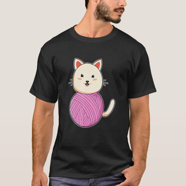 Camiseta Gato Ovillo De Estambre (Anverso)