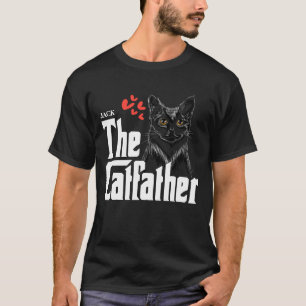 Camiseta Gato Padre Funny Gato Papá Regalo Mamá Gato