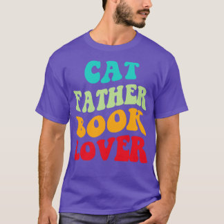 Camiseta Gato Padre Libro Lover III