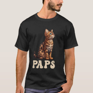 Camiseta Gato Papá Bengal Padre Bengal Padre Gato Bengal 