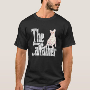 Camiseta Gato Papá El Padrino Gato Perezoso Padre Gato Esfi