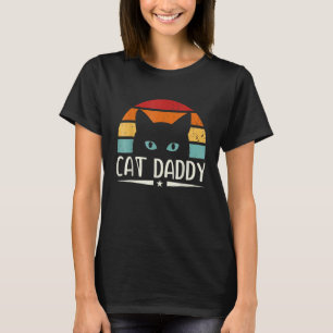 Camiseta Gato Papá Gatitos Lindos Mejor Papá de Gatos de