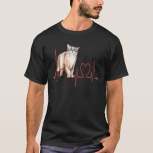 Camiseta Gato Papá Gato Mamá Latido Australiano Mist Gato D