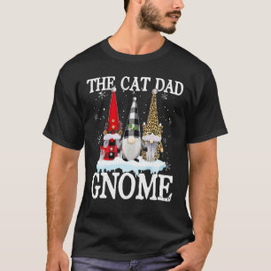 Camiseta Gato Papá Gnome Búfalo Jugar a la Familia Cristo