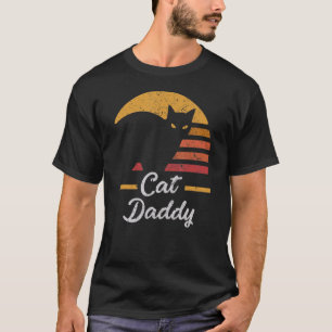 Camiseta Gato Papi Vintage Ochties Estilo Gato Distancia Re