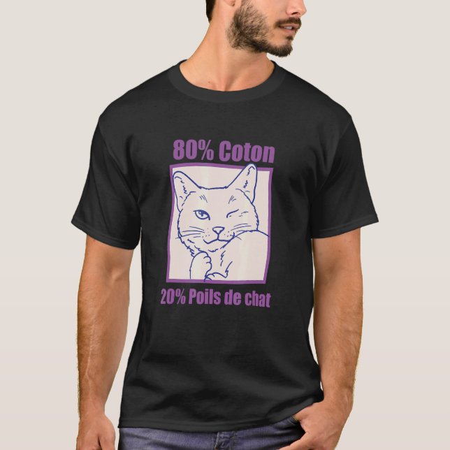 Camiseta gato para gato (Anverso)