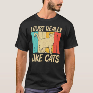 Camiseta Gato Para Hombres Mujeres Gato Gatito Mascota Anim