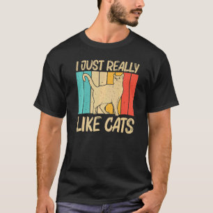 Camiseta Gato Para Hombres Mujeres Gato Gatito Mascota Anim