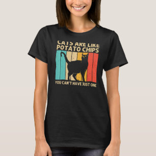 Camiseta Gato Para Hombres Mujeres Gato Negro Gato Gatos Ga