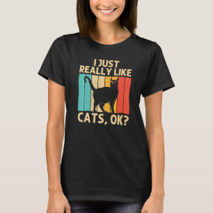 Camiseta Gato Para Hombres Mujeres Gato Negro Gato Gatos Ga