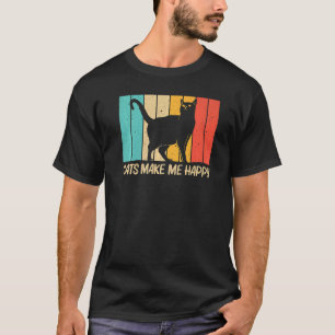 Camiseta Gato Para Hombres Mujeres Gato Negro Gato Gatos Ga