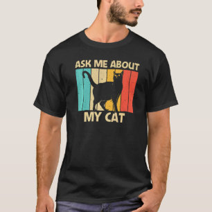 Camiseta Gato Para Hombres Mujeres Gato Negro Gato Persona