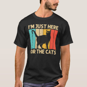Camiseta Gato para hombres mujeres gato negro persona gato