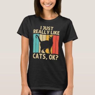 Camiseta Gato Para Hombres Mujeres Gato Negro Persona Gatos
