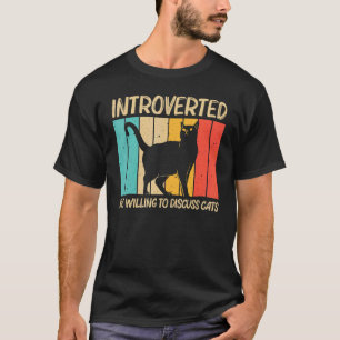 Camiseta Gato Para Hombres Mujeres Gato Negro Persona Gatos