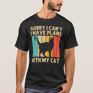 Camiseta Gato Para Hombres Mujeres Gato Negro Persona Gatos