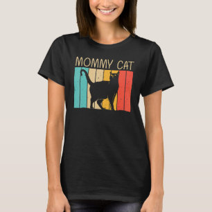 Camiseta Gato Para Mujeres Mamá Gato Negro Gato Gatos Gatos