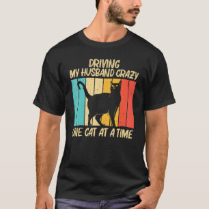 Camiseta Gato para mujeres mamá gato negro persona gato Gat
