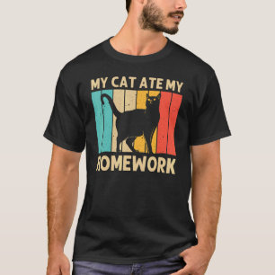 Camiseta Gato Para Niños Niños Gatos Negro Gatos Persona Ga