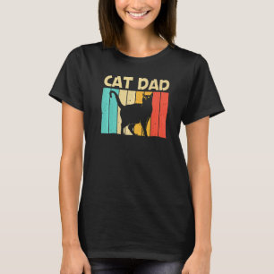Camiseta Gato Para Papá Papá Gato Negro Gato Persona Gatos
