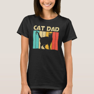 Camiseta Gato Para Papá Papá Gato Negro   Persona De Gatos 