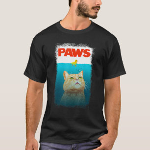 Camiseta Gato Parodia Patas Gato Y Pato Amarillo Mono Gatit